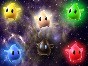 Super Mario Galaxy Wallpaper - Lumas